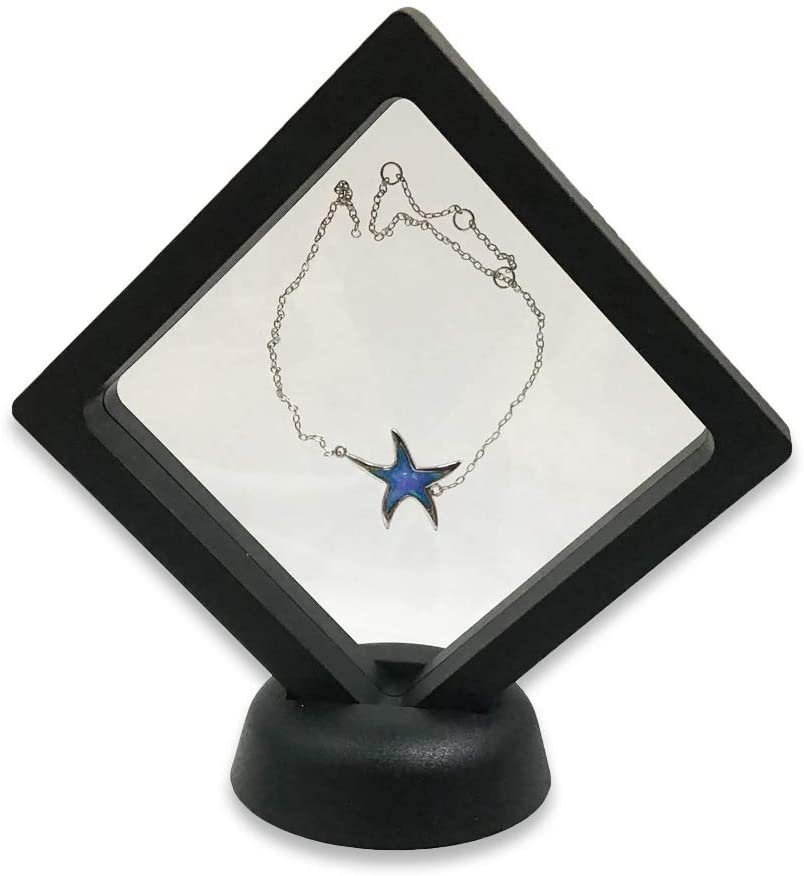 1 Qty - 3D Suspension Jewelry Display Box - Freestanding - w/ 2-piece Packer Box included