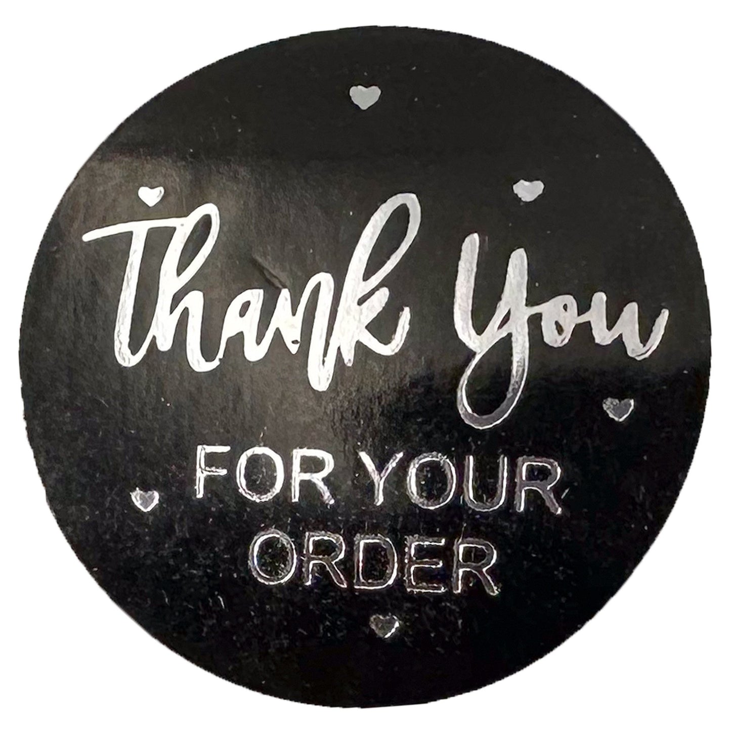 N’icePackaging – 500 Qty – 1 inch - Thank You for Your Order – Self-Adhesive – for Decoration/Sales/Branding/Envelopes