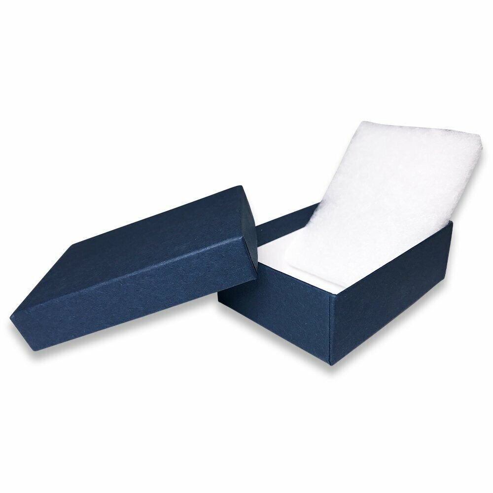 N'icePackaging – USA-Made Navy-Blue Cotton Filled Gift Boxes- for...