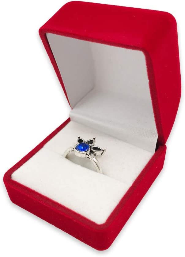 3 Qty - Premium Flocked Velour Jewelry Box - For Rings / Bracelets / Watches / Bangles / Earrings