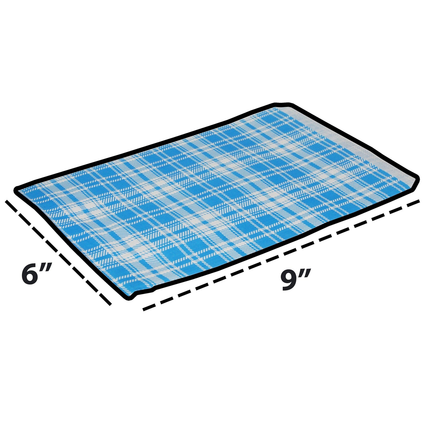 Decorative Mixed Plaid Pattern Flat Paper Gift Bags - Gifts/promotions/treats