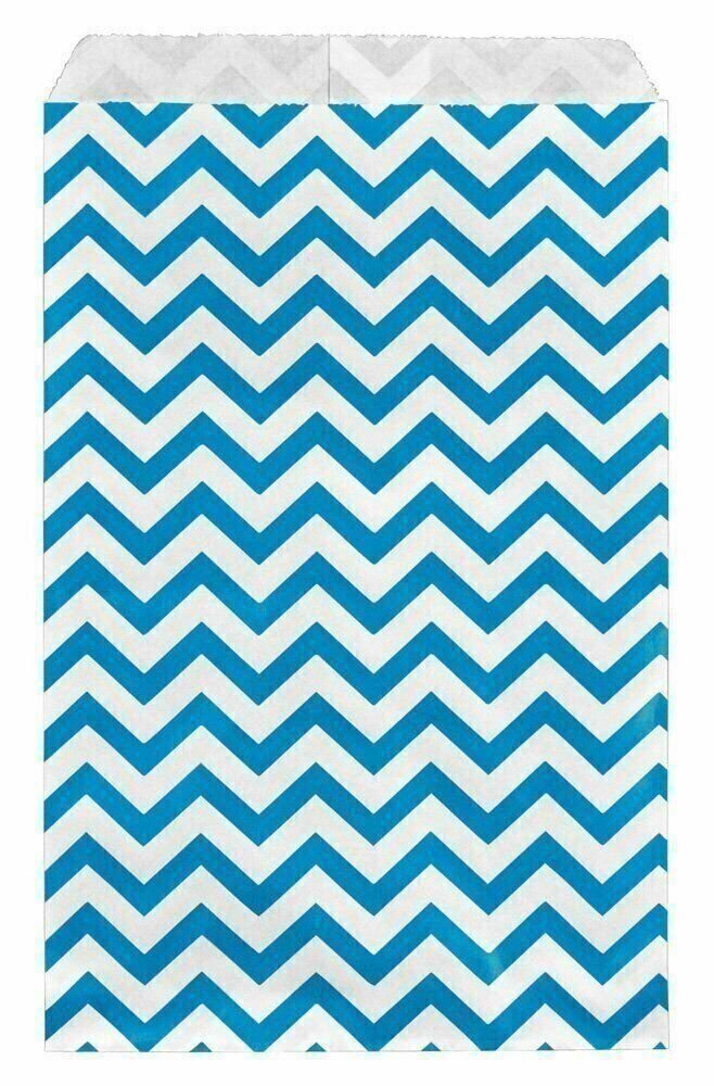100 - 4"x6" Bags Flat Plain Paper or Patterned Bags for Candy, Cookies, and more