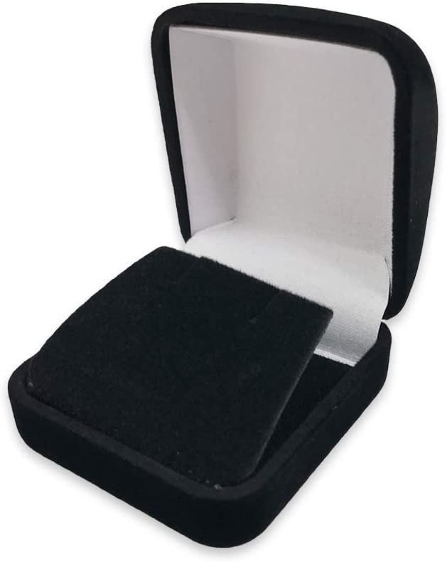 3 Qty - Premium Flocked Velour Jewelry Box - For Rings / Bracelets / Watches / Bangles / Earrings