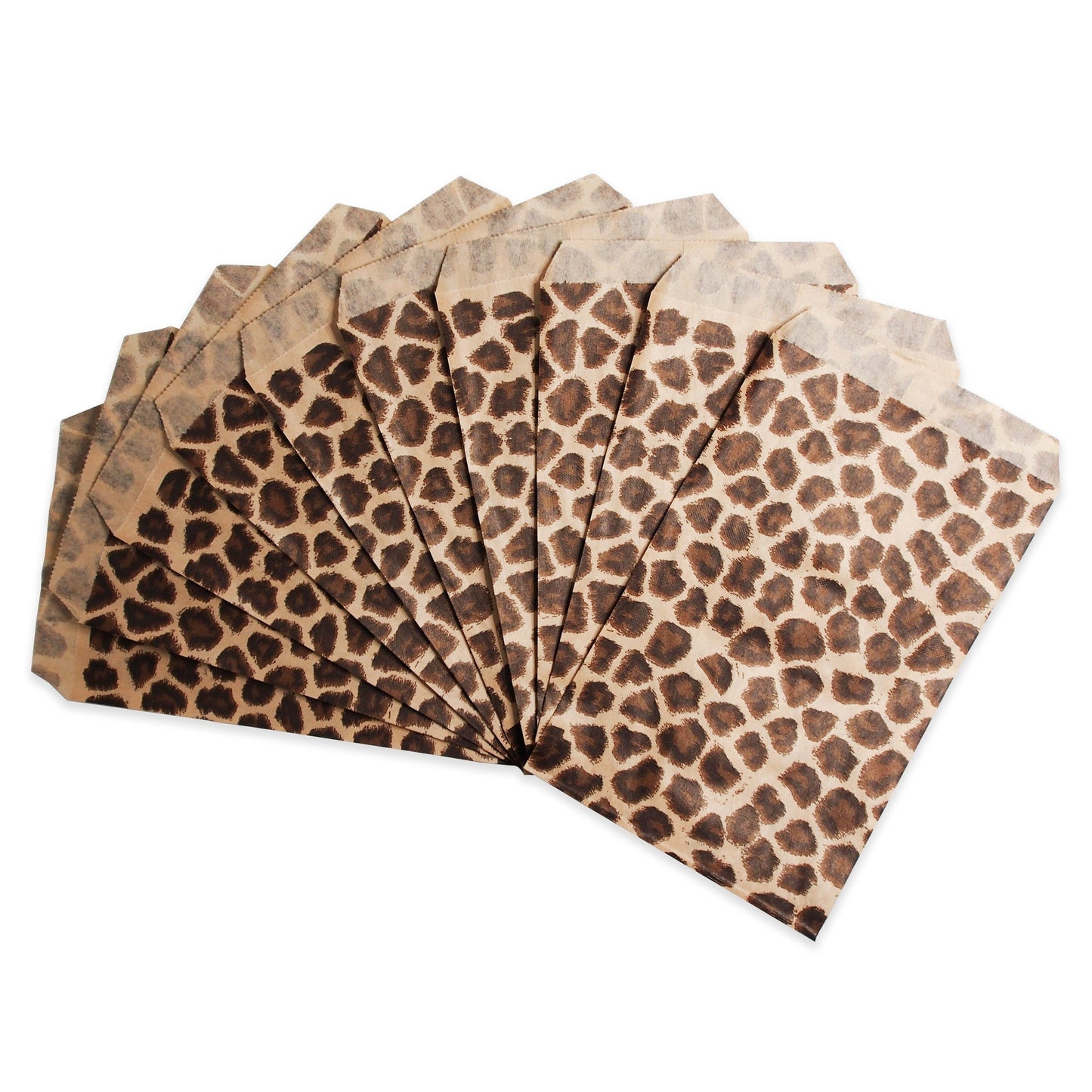 Leopard/Cheetah Pattern Bags Flat Paper Gift Bags