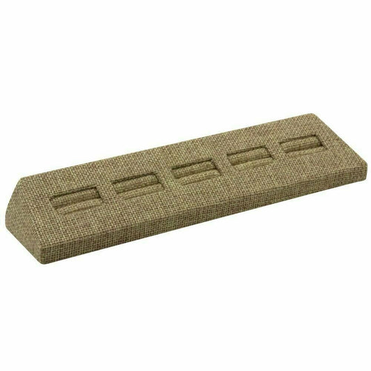 Burlap Ring Display Stand for Showcase \ Burlap Ring Display Slotted Stand