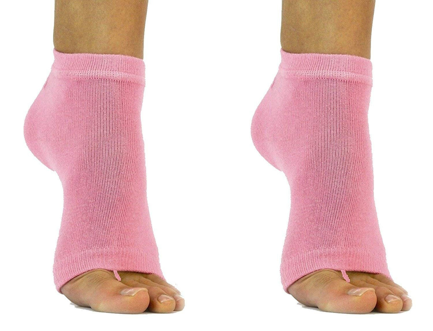 Super comfortable Toeless Socks-2 Pairs - Perfect Yoga socks, dance socks, exercise socks, pedicure socks, and more