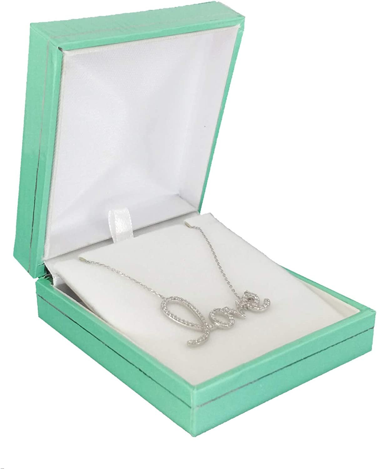 Classic Large Pendant Jewelry Gift Box w/ Insert