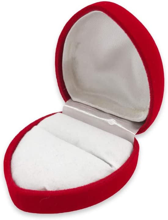 3 Qty - Premium Flocked Velour Jewelry Box - For Rings / Bracelets / Watches / Bangles / Earrings