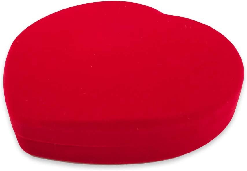 3 Qty - Premium Flocked Velour Jewelry Box - For Rings / Bracelets / Watches / Bangles / Earrings