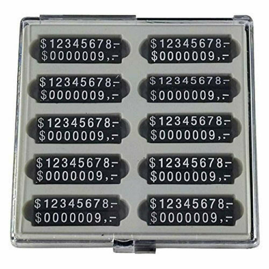 N'icePackaging - 200 Qty White Jewelry Pricing Cube Angled Set, Small Angled Pricing Block Kit