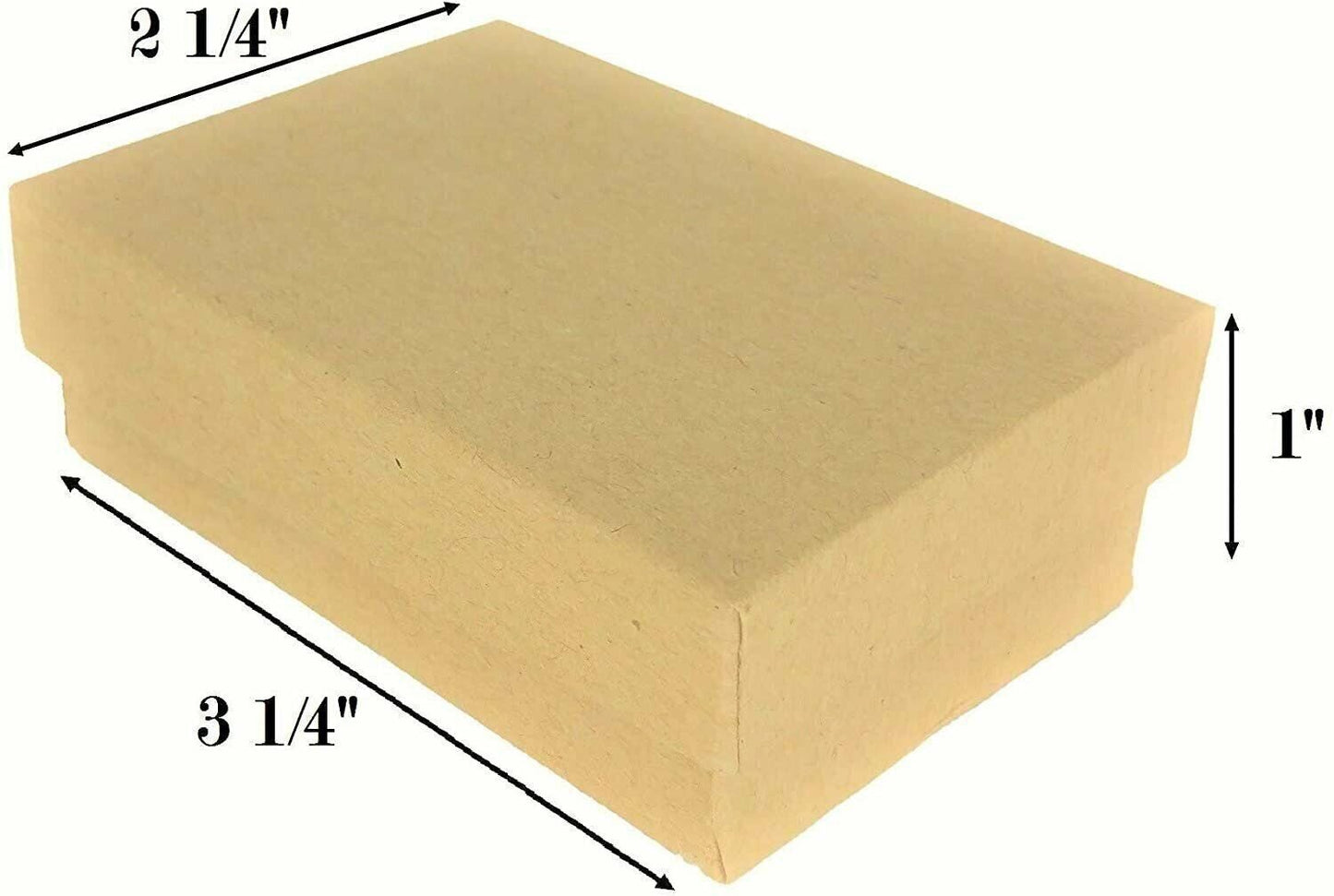 Kraft Imported Cotton Filled Pendant Jewelry Boxes for Pendants and Earrings