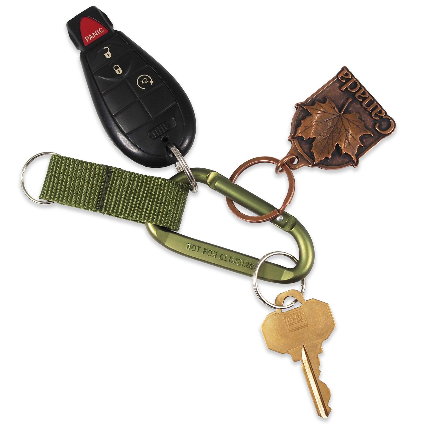 N’icePackaging – Multi-Pack - Aluminum Carabiner Keychain Set Durable – Self-Closing