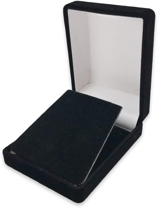 3 Qty - Premium Flocked Velour Jewelry Box - For Rings / Bracelets / Watches / Bangles / Earrings