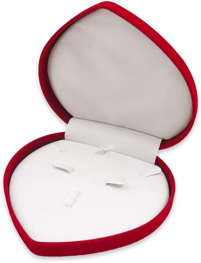 3 Qty - Premium Flocked Velour Jewelry Box - For Rings / Bracelets / Watches / Bangles / Earrings
