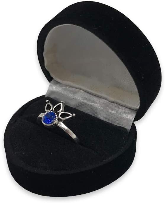 3 Qty - Premium Flocked Velour Jewelry Box - For Rings / Bracelets / Watches / Bangles / Earrings