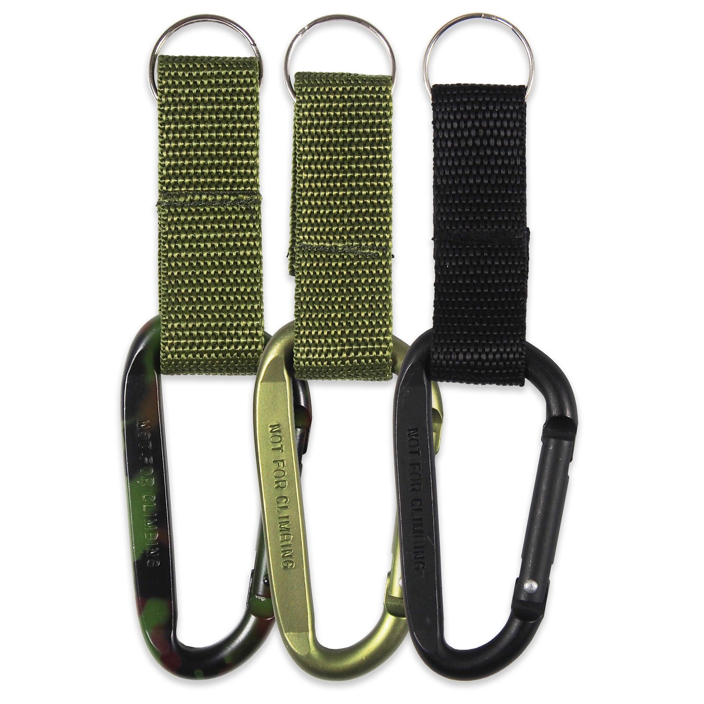 N’icePackaging – Multi-Pack - Aluminum Carabiner Keychain Set Durable – Self-Closing