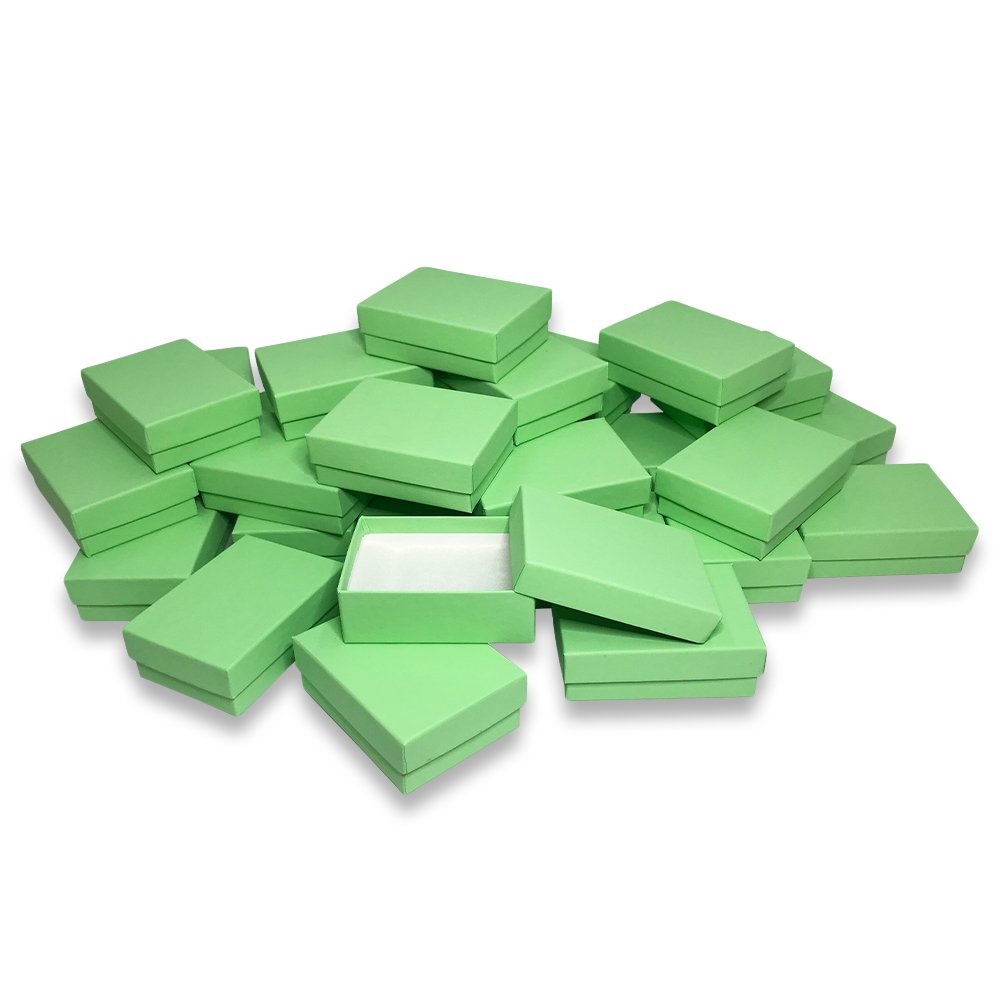 N'icePackaging - USA Manufactured Light Mint-Green Cotton Filled Gift Boxes -...