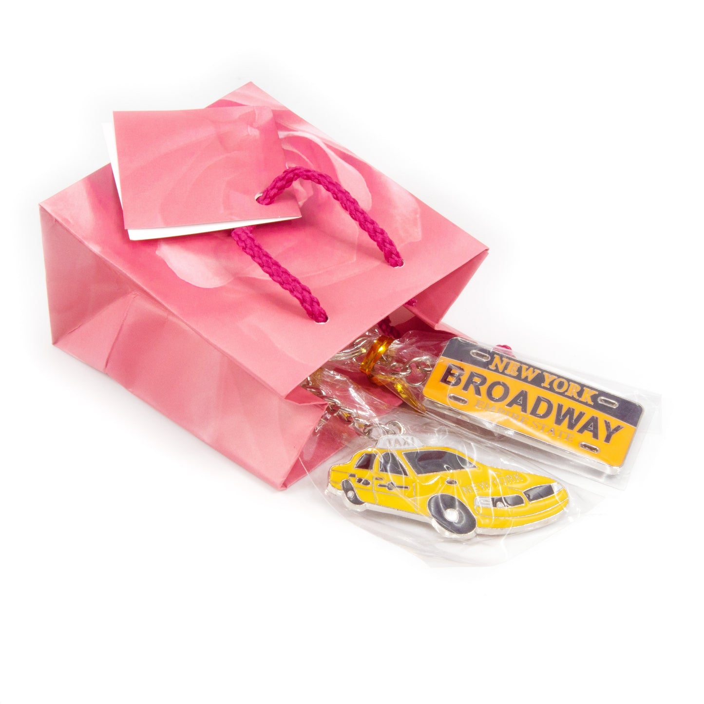 N’icePackaging – 10 Qty – Pink Rose Spot Paper Tote Gift Bags – For Birthdays/Holidays/Parties/Gifts/Sales/Showers/Special Occasions – 4 Sizes
