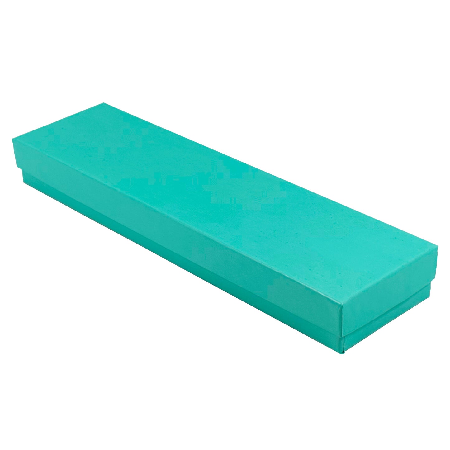 N’icePackaging – Aqua Blue Cotton Filled Gift Boxes - Size 8" x 2" x 7/8" - USA Made - Holidays/Birthdays/Sales/Storage/Display/Travel (100 Qty)