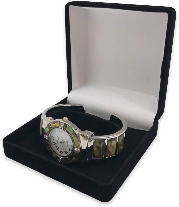 3 Qty - Premium Flocked Velour Jewelry Box - For Rings / Bracelets / Watches / Bangles / Earrings