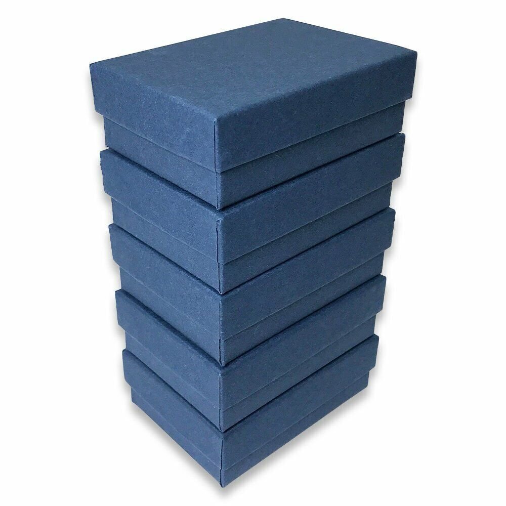 N'icePackaging – USA-Made Navy-Blue Cotton Filled Gift Boxes- for...