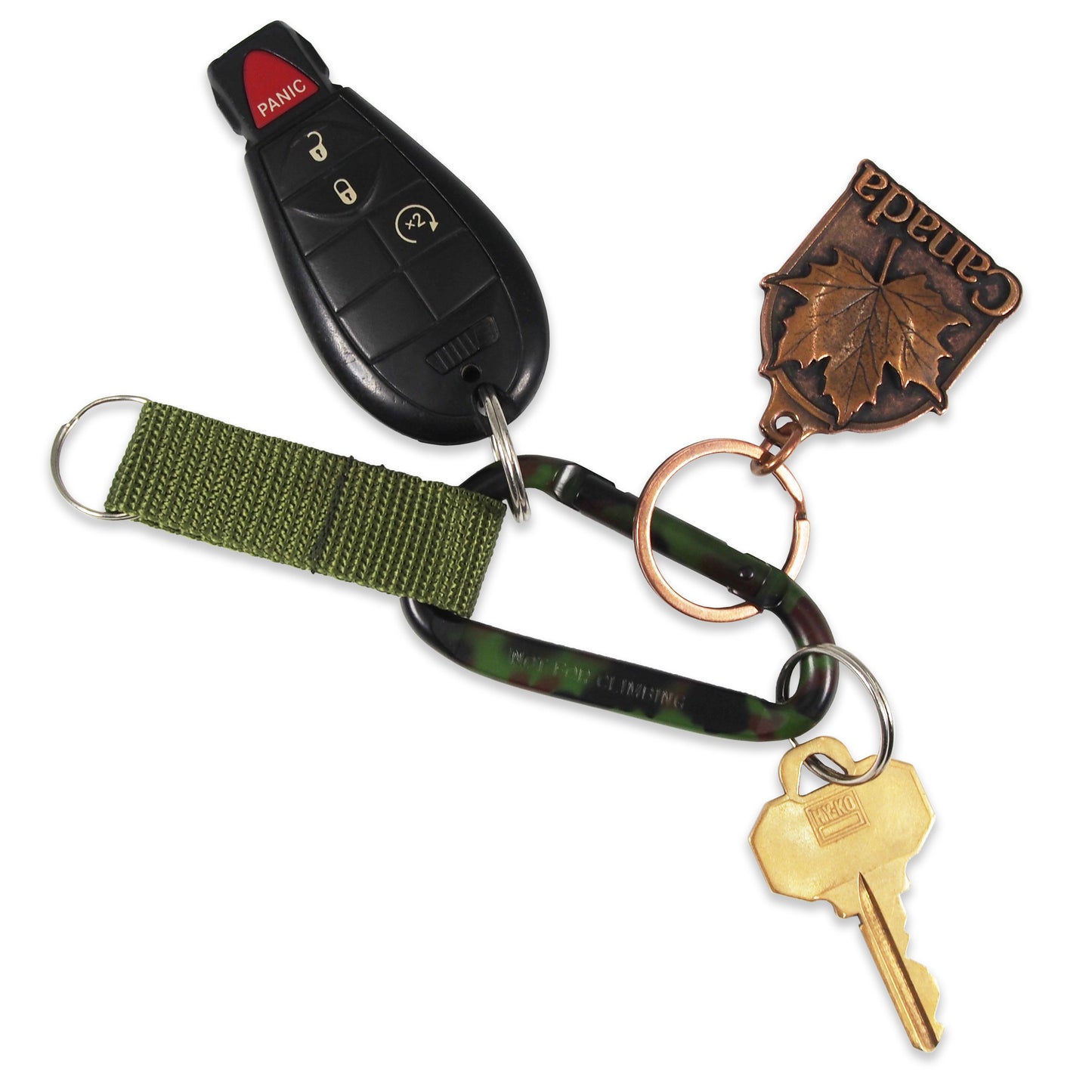 N’icePackaging – Multi-Pack - Aluminum Carabiner Keychain Set Durable – Self-Closing