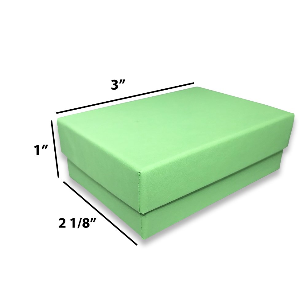 N'icePackaging - USA Manufactured Light Mint-Green Cotton Filled Gift Boxes -...