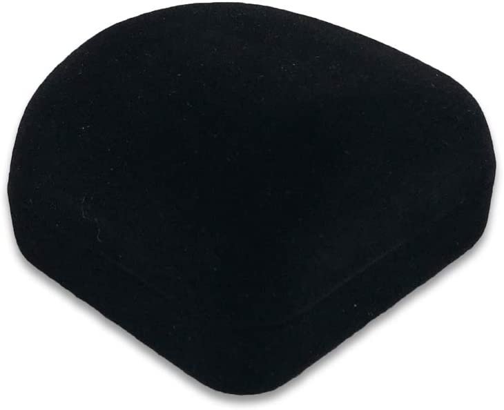3 Qty - Premium Flocked Velour Jewelry Box - For Rings / Bracelets / Watches / Bangles / Earrings