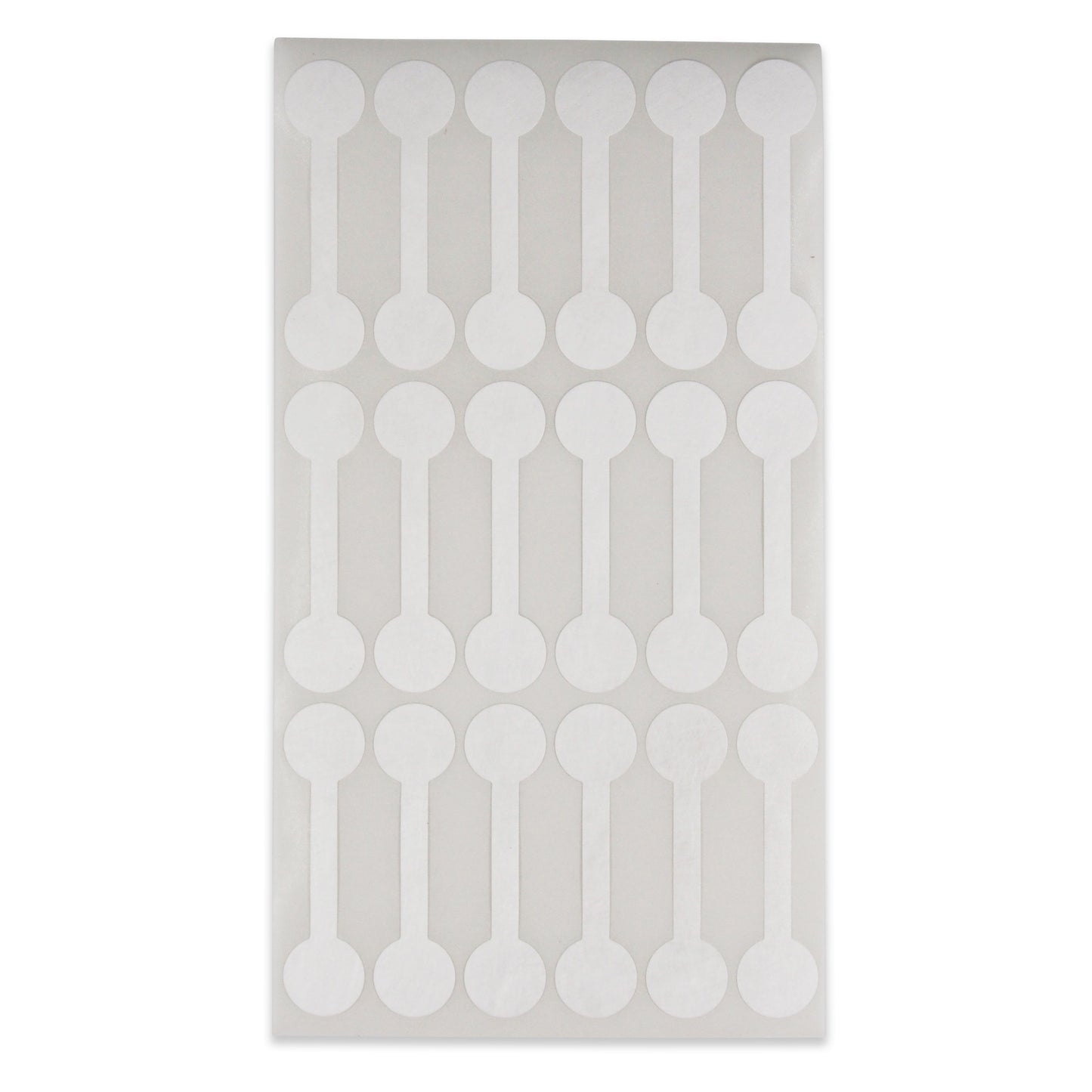 100 Qty - Tyvek dumbbell Jewelry Price Tags for pricing and identification.
