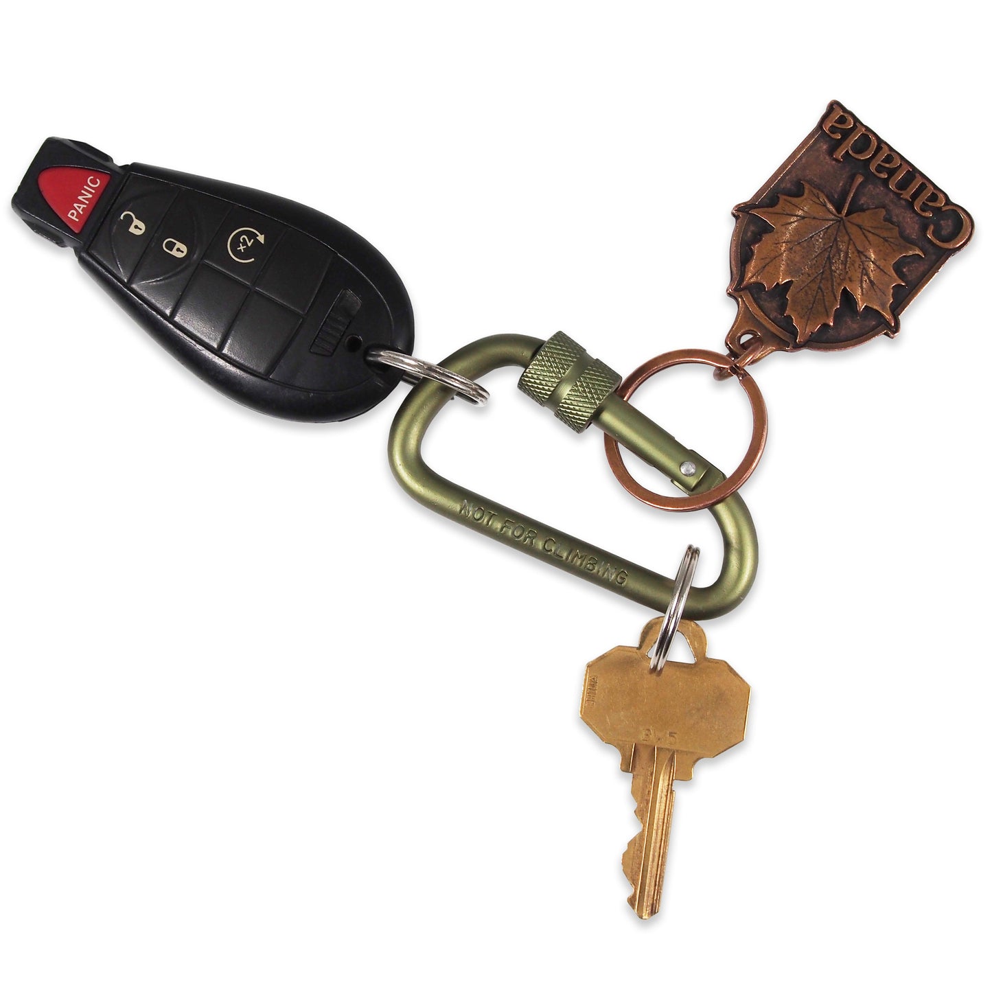 N’icePackaging – Multi-Pack - Aluminum Carabiner Keychain Set Durable – Self-Closing