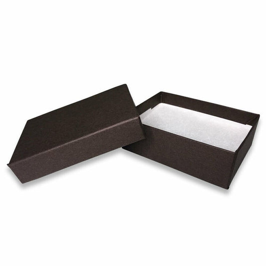 N'icePackaging – USA-Made Chocolate-Brown Kraft Cotton Filled Boxes - for...