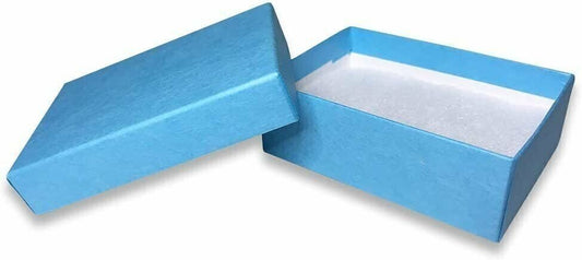 Light Sky-Blue Cotton Filled Gift Boxes