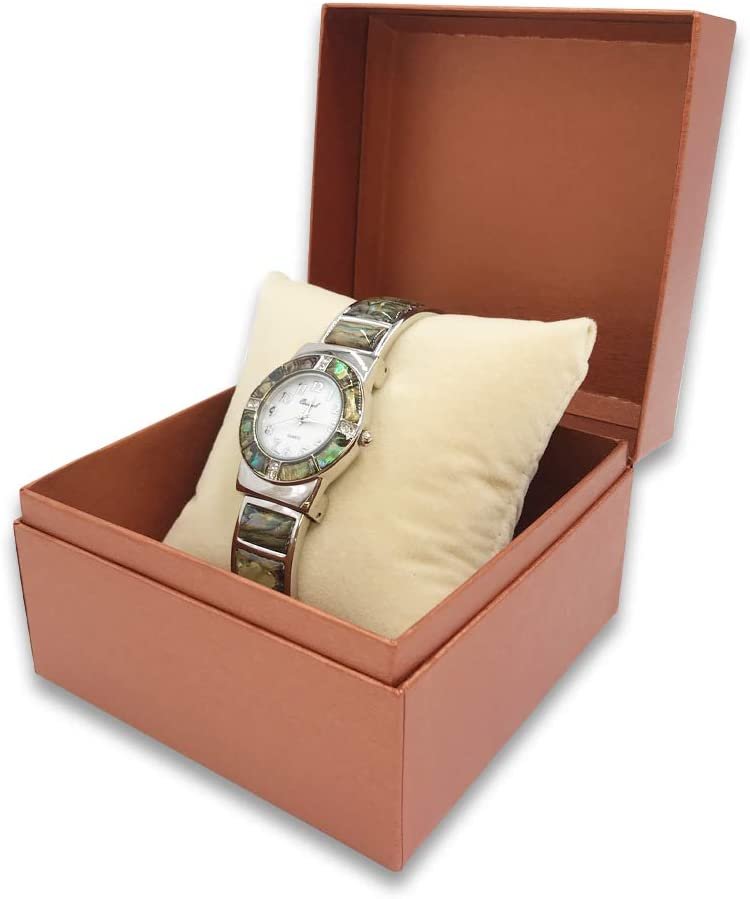 N'icePackaging - 3 Qty - Pre-Wrapped Paper Jewelry Gift Box with Pre-Folded Bow-Tie Sleeve and Velvet Insert (Copper OR Silver)