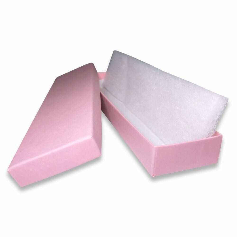 N'icePackaging – USA-Made Light Sunset-Pink Kraft Cotton Filled Boxes - for...
