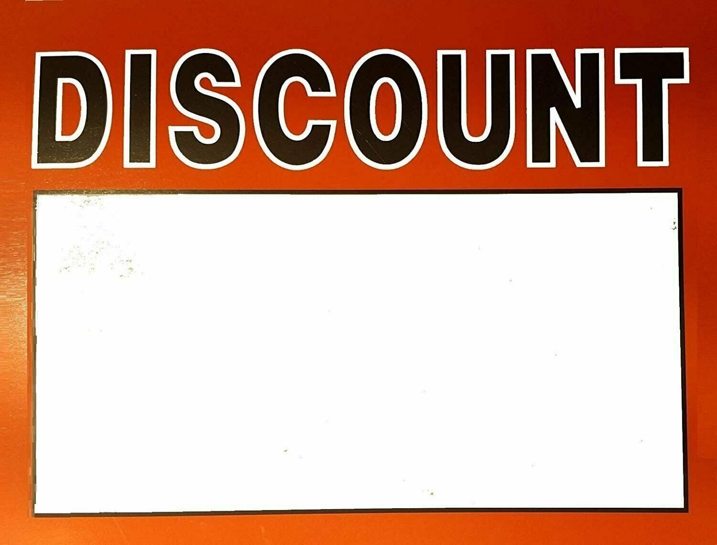 7" x 5.5" Writable Paper Retail Store Price Signs Heavy duty cardstock.