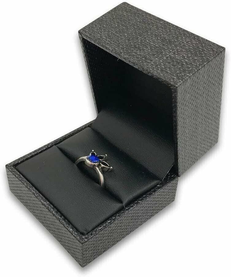 1 Qty - Charcoal Grey Mesh Watch (Pillow) Jewelry Box w/ Black Leatherette...