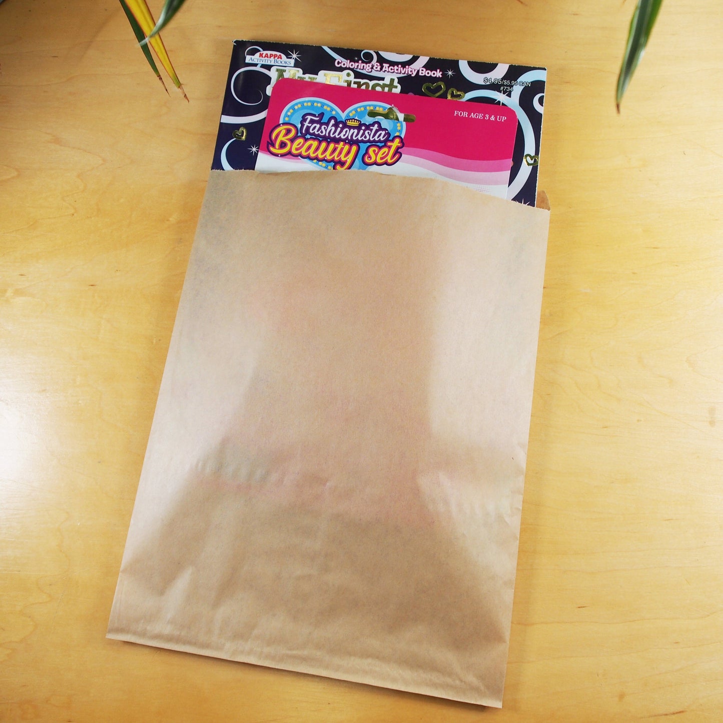 N'icePackaging - 200 Qty 8.5" x 11" Kraft Flat Paper Bags Good for Candy, Cookies, Small Gift, Crafts, Party Favors