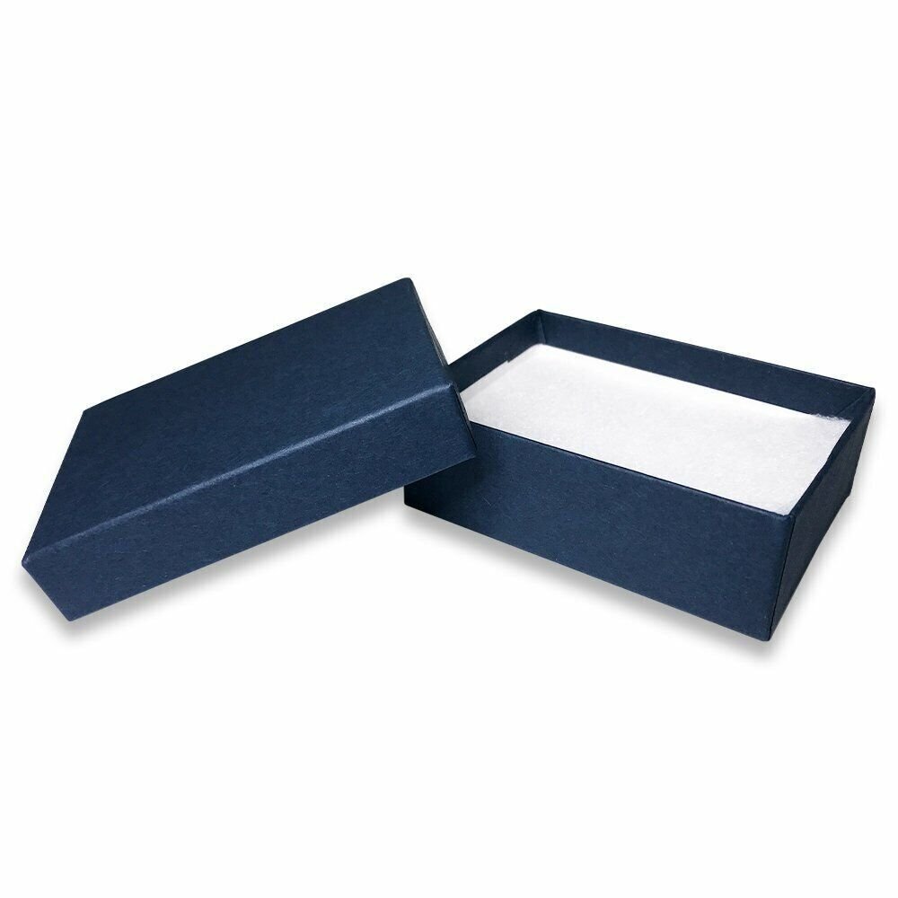 N'icePackaging – USA-Made Navy-Blue Cotton Filled Gift Boxes- for...