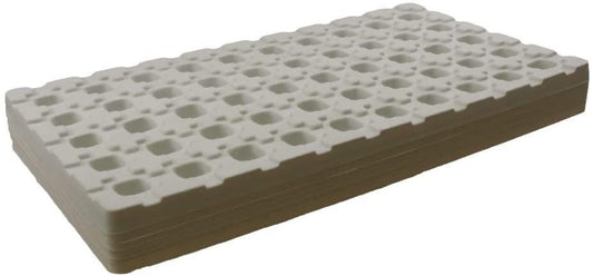 N'icePackaging - 50 Earring Slot Flocked Storage Tray Inserts - For Merchandise Jewelry & Organization