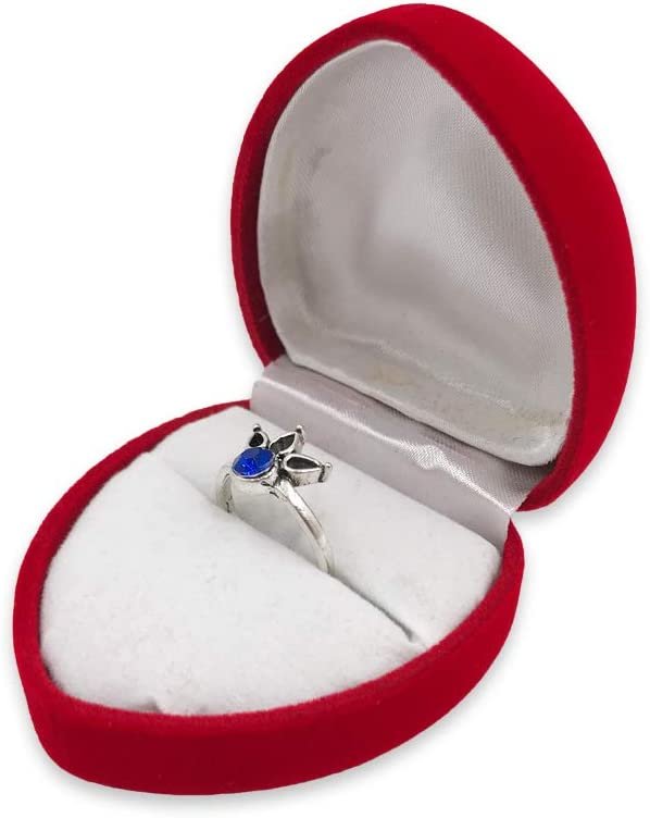 3 Qty - Premium Flocked Velour Jewelry Box - For Rings / Bracelets / Watches / Bangles / Earrings