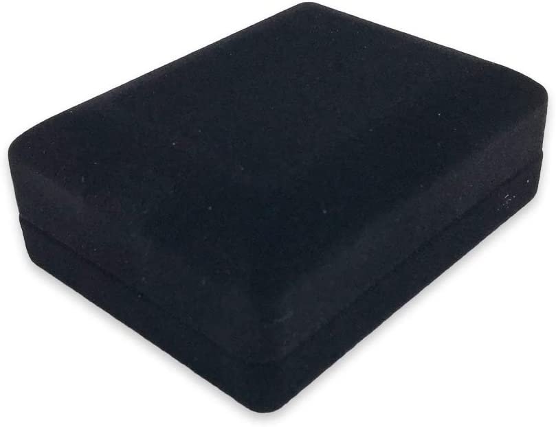 3 Qty - Premium Flocked Velour Jewelry Box - For Rings / Bracelets / Watches / Bangles / Earrings