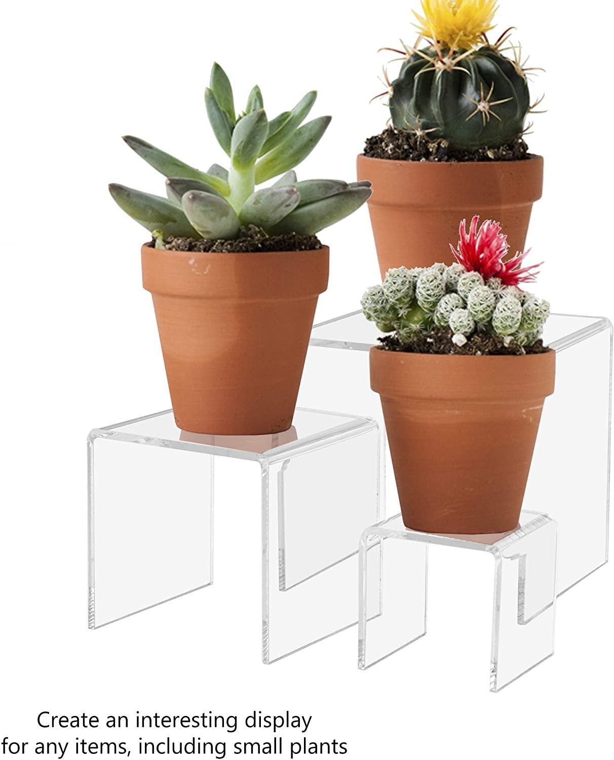 6 Qty Acrylic Riser Set (3 pieces per set)