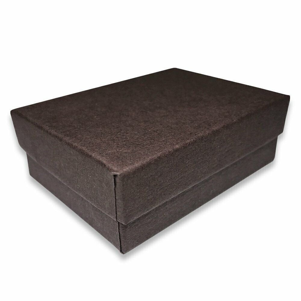 N'icePackaging – USA-Made Chocolate-Brown Kraft Cotton Filled Boxes - for...