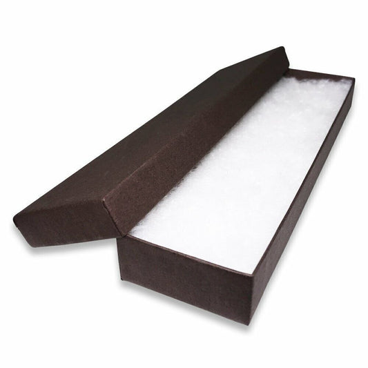 N'icePackaging – USA-Made Chocolate-Brown Kraft Cotton Filled Boxes - for...