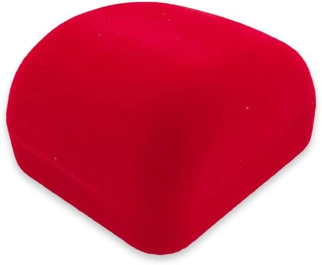 3 Qty - Premium Flocked Velour Jewelry Box - For Rings / Bracelets / Watches / Bangles / Earrings