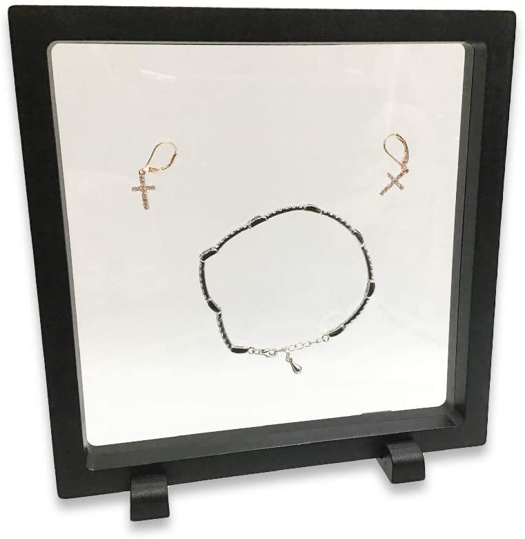 1 Qty - 3D Suspension Jewelry Display Box - Freestanding - w/ 2-piece Packer Box included