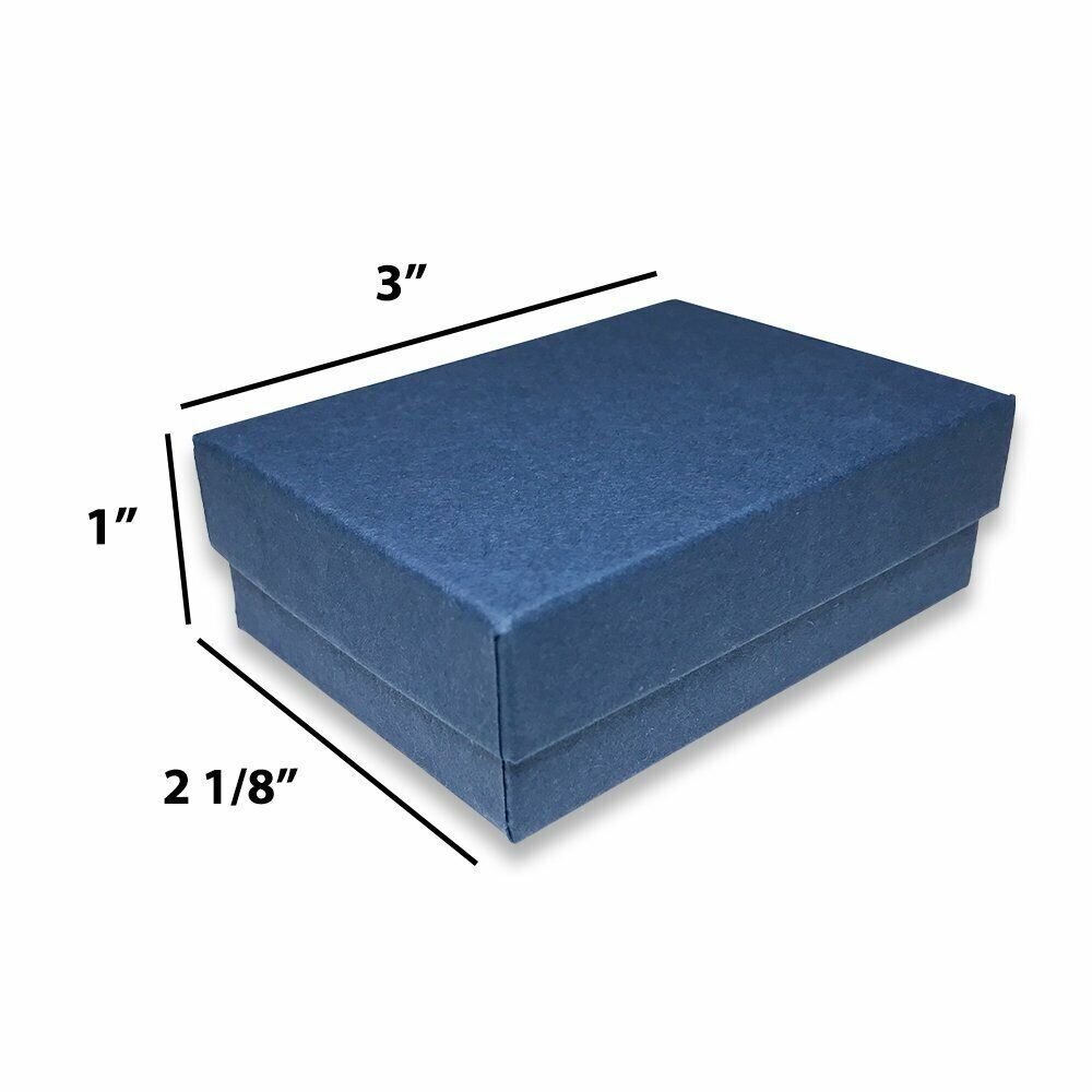 N'icePackaging – USA-Made Navy-Blue Cotton Filled Gift Boxes- for...