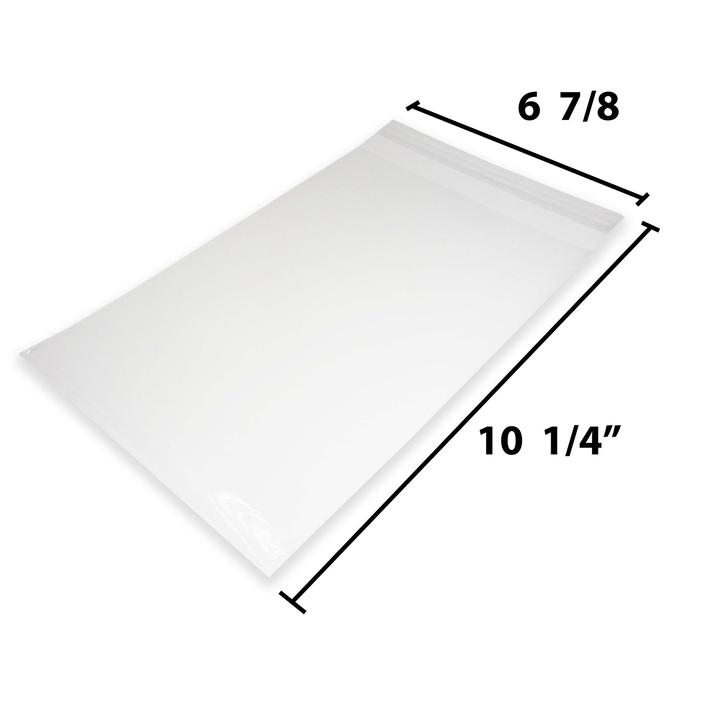100 Qty Protective Comic Book Sleeves - Super Clear OPP - 7.2" x 10" - Reinforced Knurling Edges