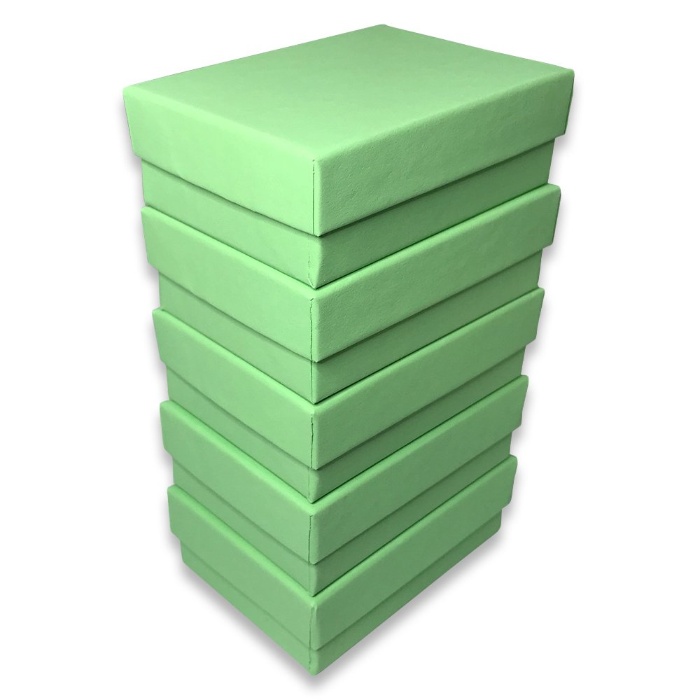 N'icePackaging - USA Manufactured Light Mint-Green Cotton Filled Gift Boxes -...