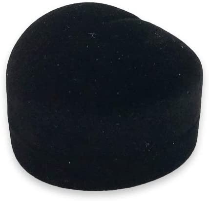 3 Qty - Premium Flocked Velour Jewelry Box - For Rings / Bracelets / Watches / Bangles / Earrings